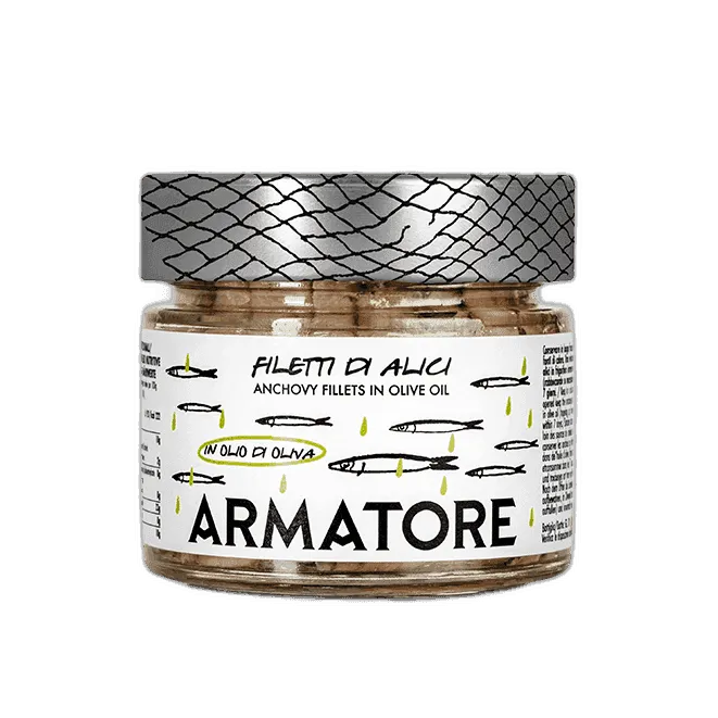 아르마토레 엔초비 필렛 인 올리브오일 195g