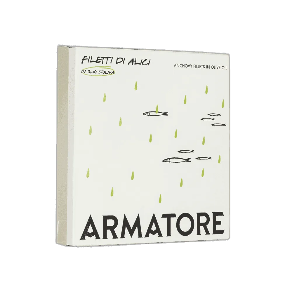 아르마토레 엔초비 필렛 인 올리브오일 라운드틴 90g